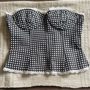 We Wore What Strapless Corset